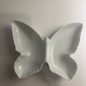 White Butterfly Shaped Dish